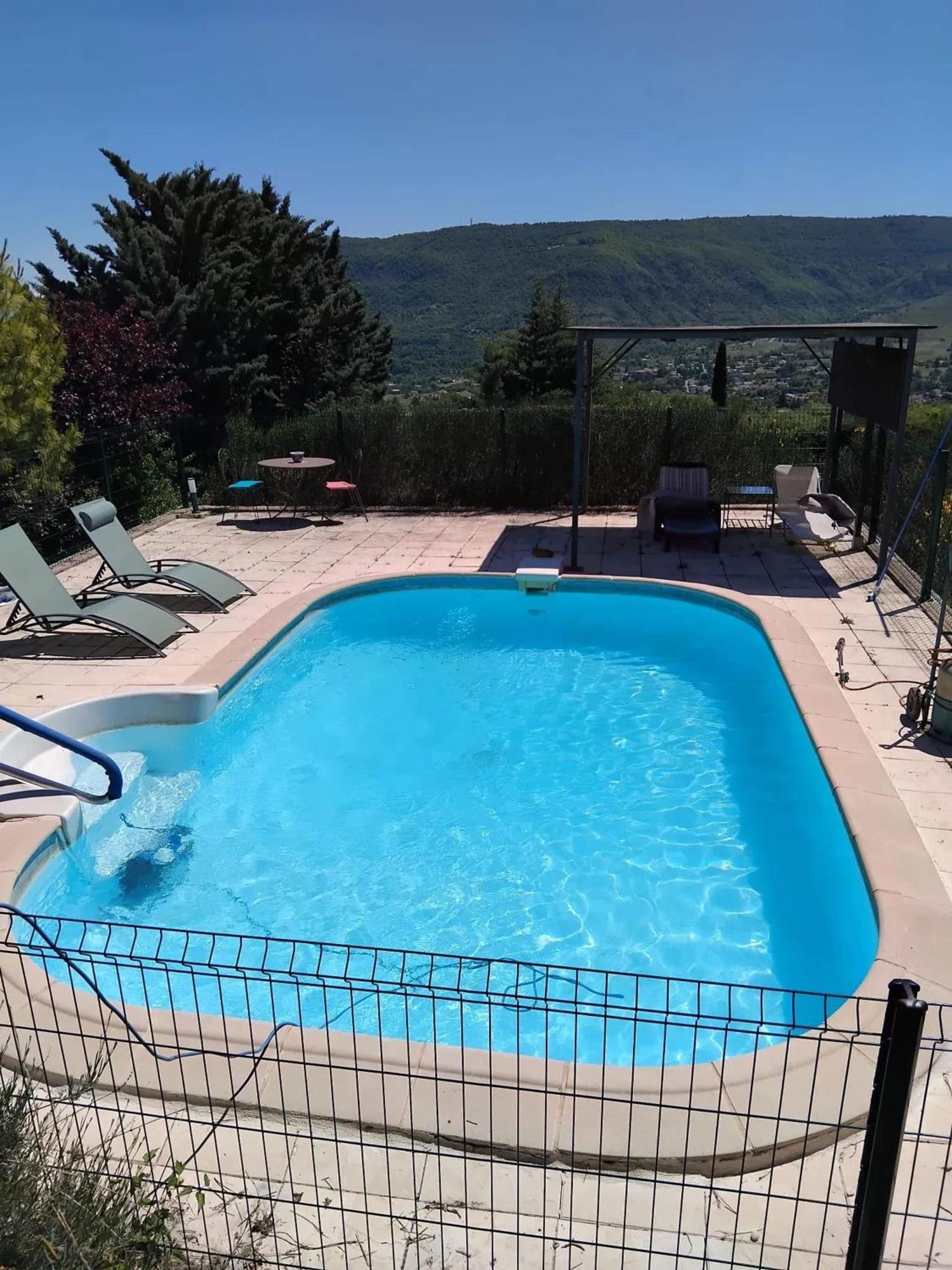 Maison Paisible A Veyras Avec Piscine Privee Et Vue Montagne Eksteriør bilde